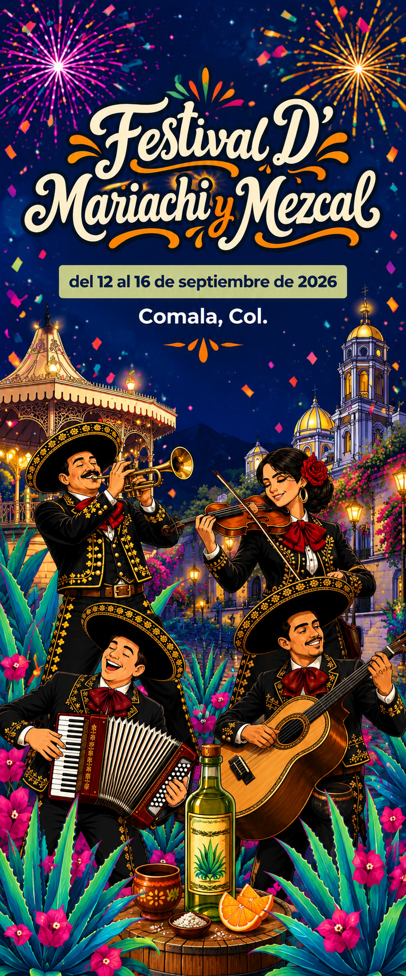 Festival D' Mariachi y Mezcal Comala 2026